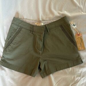 NWT Shorts Size 6 Inseam 4” Dusty Green